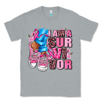 Heather Grey i am a survivor Classic Tee - AdoDesignShop
