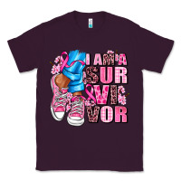 Plum i am a survivor Classic Tee - AdoDesignShop