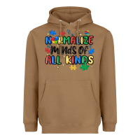 Toasted Coconut normalize minds of all kinds Heavyweight Hoodie - MaliasSmallBusiness