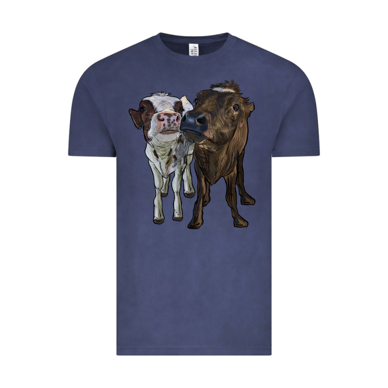 Two Heifer Cows Vintage Tee by RanaPortraitStore | Teevron
