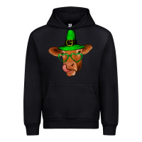Black St Patricks Day Cow Urban Hoodie - Bettercallsaul