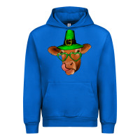 Cobalt St Patricks Day Cow Urban Hoodie - Bettercallsaul