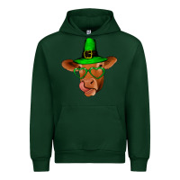 Forest Green St Patricks Day Cow Urban Hoodie - Bettercallsaul