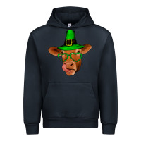 Navy St Patricks Day Cow Urban Hoodie - Bettercallsaul