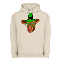 Pigment French Oak St Patricks Day Cow Urban Hoodie - Bettercallsaul