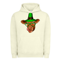 Pigment Pistachio St Patricks Day Cow Urban Hoodie - Bettercallsaul