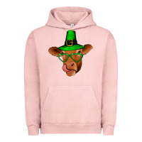 Pigment Salmon St Patricks Day Cow Urban Hoodie - Bettercallsaul