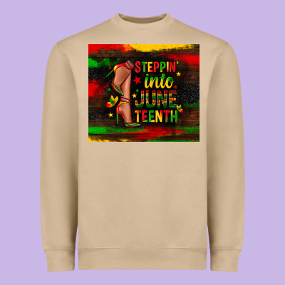 Heavyweight Sweatshirt steppin into juneteenth