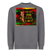 Storm steppin into juneteenth Heavyweight Sweatshirt - Zillion Design Studio