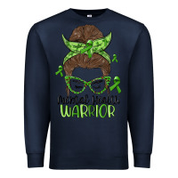 Messy Bun Mental Health Warrior Premium Sweatshirt | Teevron