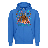 True Royal life is better with a dachshund Zipper Hoodie - Jasminsmagicworld