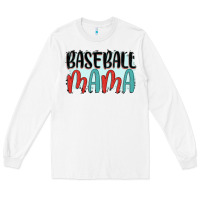 White baseball mama Long Sleeve Tee - JahusDesignShop