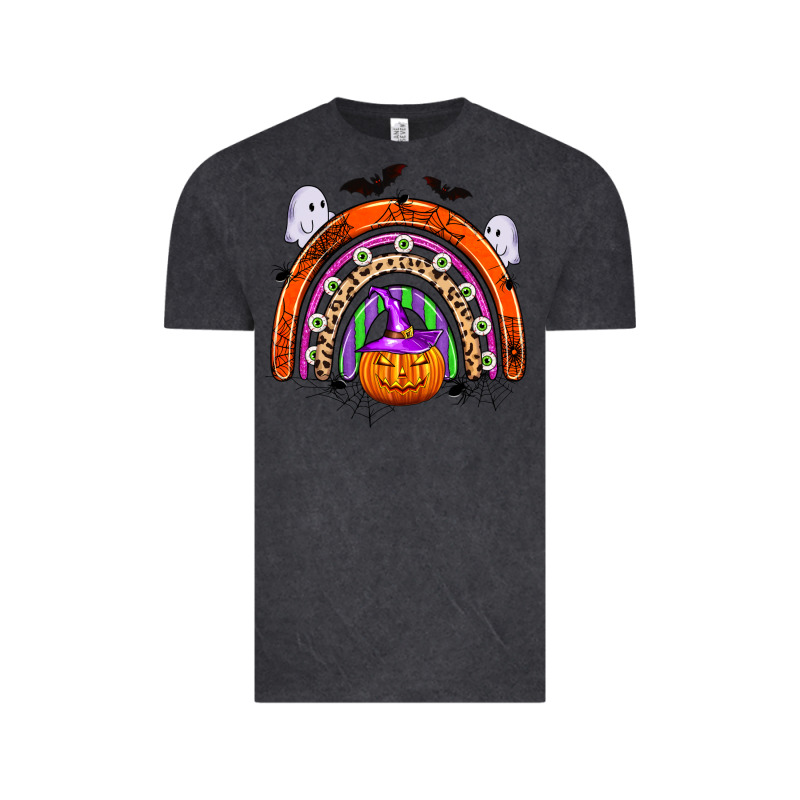 Halloween Rainbow Vintage Tee by Zillion Design Studio | Teevron