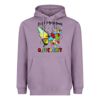 Lavender it's ok to be different Heavyweight Hoodie - MaliasSmallBusiness