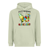 Matcha it's ok to be different Heavyweight Hoodie - MaliasSmallBusiness