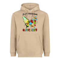 Mushroom it's ok to be different Heavyweight Hoodie - MaliasSmallBusiness