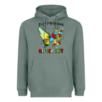 Sage it's ok to be different Heavyweight Hoodie - MaliasSmallBusiness
