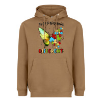 Toasted Coconut it's ok to be different Heavyweight Hoodie - MaliasSmallBusiness
