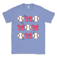 Colony Blue baseball coquette bow Classic Tee - JahusDesignShop
