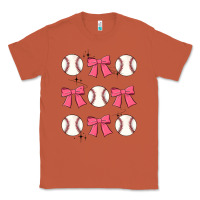 Copper baseball coquette bow Classic Tee - JahusDesignShop