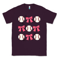 Plum baseball coquette bow Classic Tee - JahusDesignShop