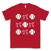 Red baseball coquette bow Classic Tee - JahusDesignShop