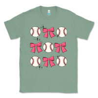 Sage baseball coquette bow Classic Tee - JahusDesignShop