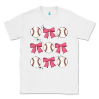 White baseball coquette bow Classic Tee - JahusDesignShop