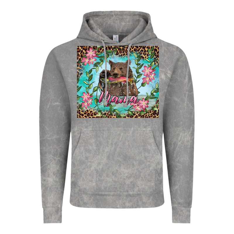 Mama Bear Haunting Fish Floral Vintage Hoodie by RanaPortraitStore | Teevron