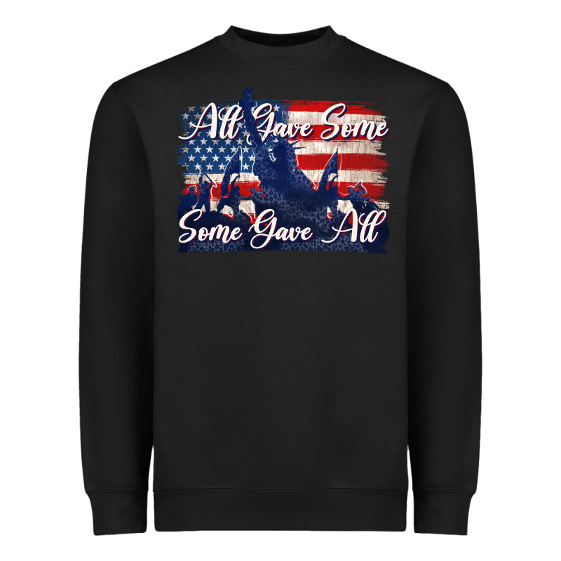All Gave Some Some Gave All Tbw Heavyweight Sweatshirt by texasbilliewilder | Teevron