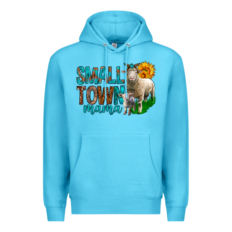 Small Town Mama With Sheeps Premium Hoodie by BundleAndBundleShop | Teevron