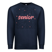 Navy senior Premium Sweatshirt - MaliasSmallBusiness