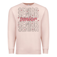 Pale Pink senior Premium Sweatshirt - MaliasSmallBusiness