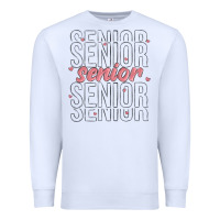 White senior Premium Sweatshirt - MaliasSmallBusiness