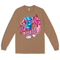 Toasted Coconut cancer ribbon pink converse and flowers Long Sleeve Tee - AdoDesignShop