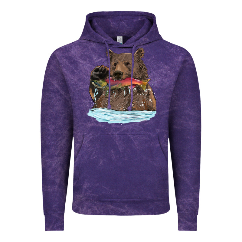 Mama Bear Haunting Fish Vintage Hoodie by RanaPortraitStore | Teevron