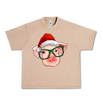 Burro christmas pig with santa claus hat Urban Heavy Tee - RanaPortraitStore