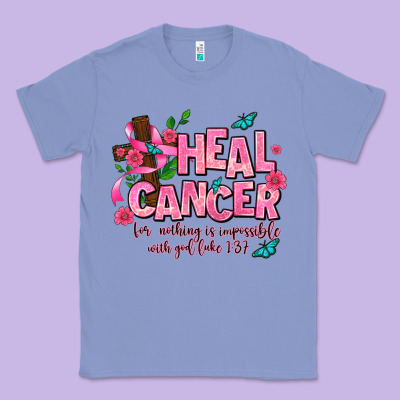 Heal Cancer Classic Tee Designed By Adodesignshop