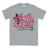 Heather Grey heal cancer Classic Tee - AdoDesignShop