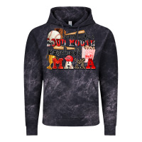 Cloud Black somebody's loud mouth baseball mama Vintage Hoodie - Zillion Design Studio