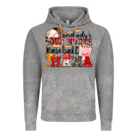 Cloud Rock somebody's loud mouth baseball mama Vintage Hoodie - Zillion Design Studio