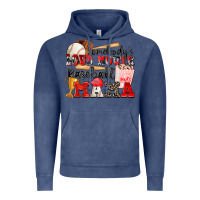 Vintage Denim somebody's loud mouth baseball mama Vintage Hoodie - Zillion Design Studio