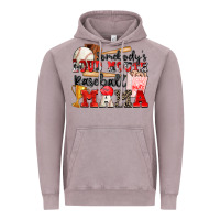 Vintage Zinc somebody's loud mouth baseball mama Vintage Hoodie - Zillion Design Studio