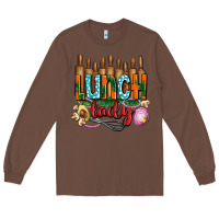 Chestnut lunch lady with onions Long Sleeve Tee - AdoDesignShop