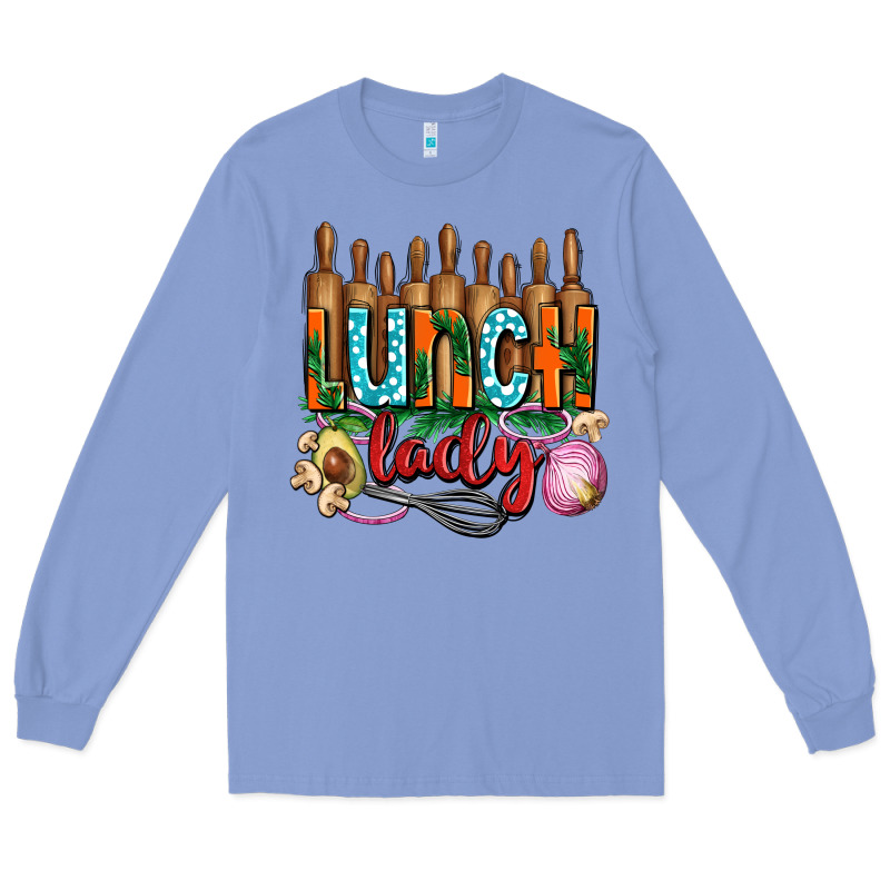 Lunch Lady With Onions Long Sleeve Tee by AdoDesignShop | Teevron