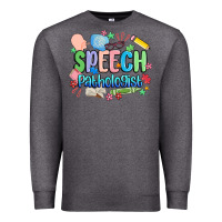 Charcoal Heather speech pathologist Premium Sweatshirt - MaliasSmallBusiness