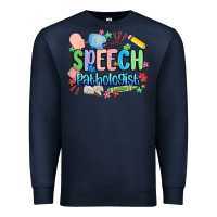 Navy speech pathologist Premium Sweatshirt - MaliasSmallBusiness