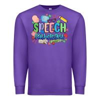 Purple speech pathologist Premium Sweatshirt - MaliasSmallBusiness