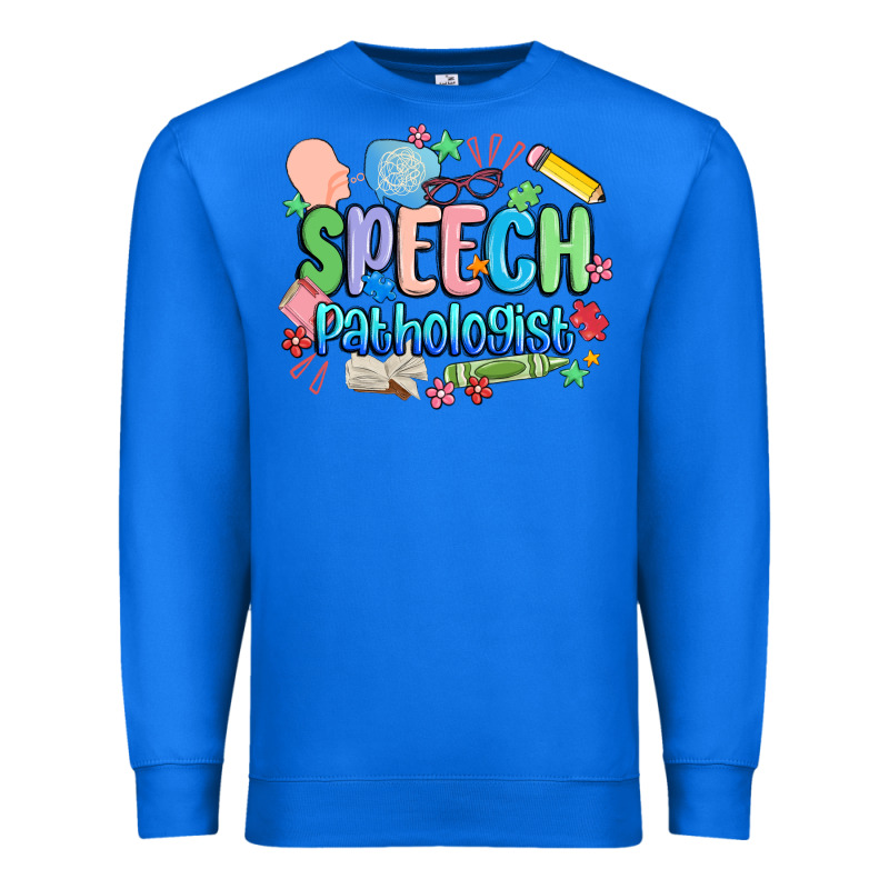 Speech Pathologist Premium Sweatshirt by MaliasSmallBusiness | Teevron