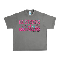 Tornado be strong and courageous Urban Heavy Tee - texasbilliewilder